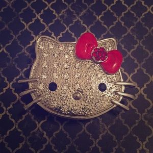 Hello kitty belt buckle